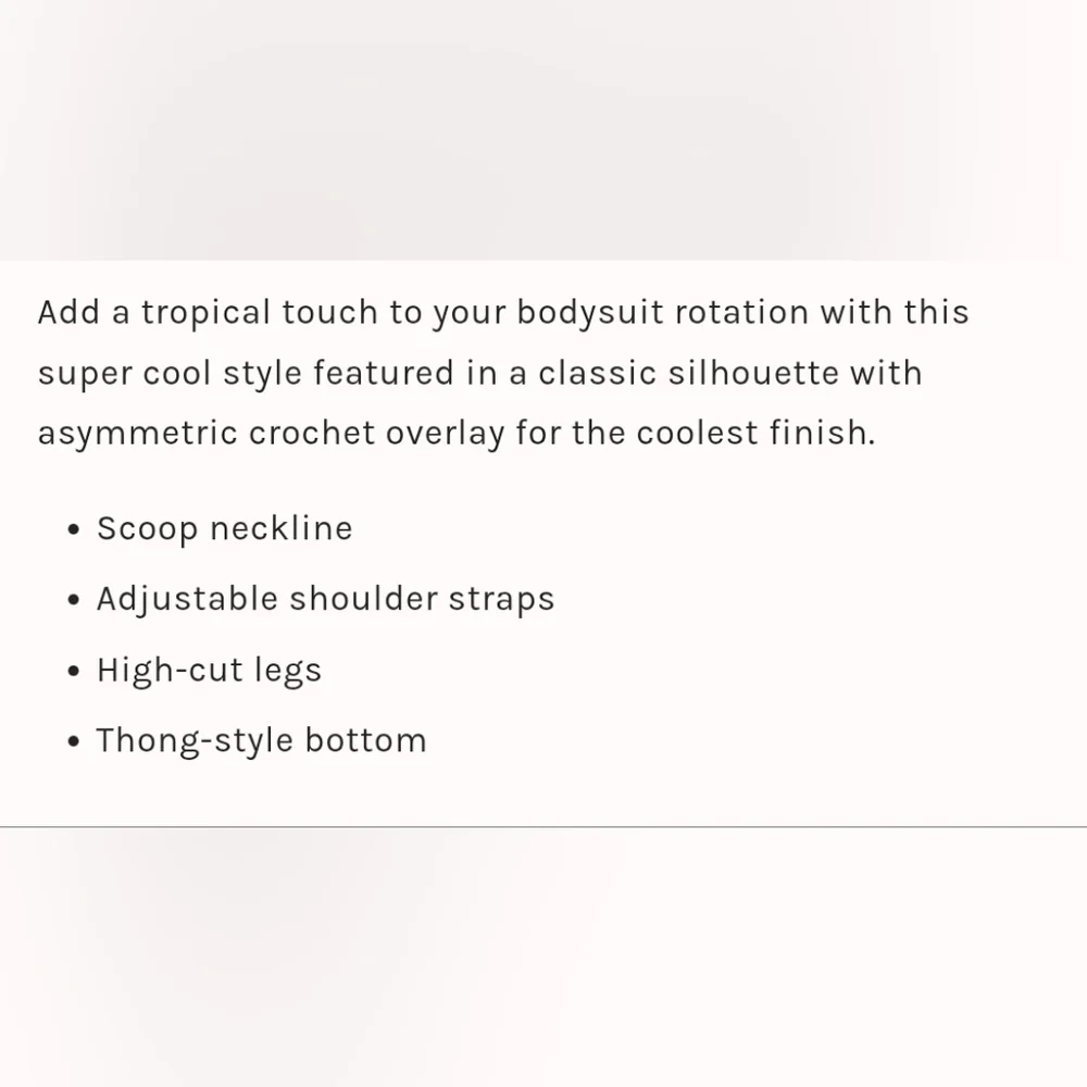 Free People Backstage Pass Crochet Fringe Bodysuit - Picture 6 of 7